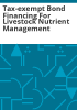 Tax-exempt_bond_financing_for_livestock_nutrient_management