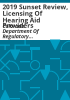 2019_sunset_review__licensing_of_hearing_aid_providers