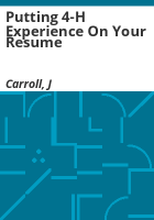 Putting_4-H_experience_on_your_resume