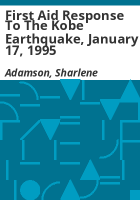 First_aid_response_to_the_Kobe_earthquake__January_17__1995