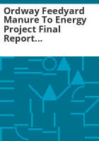 Ordway_Feedyard_manure_to_energy_project_final_report_for_Colorado_Department_of_Agriculture