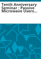 Tenth_anniversary_seminar___Passive_Microwave_Users_Workshop___Microwave_Radiometry_bibliography