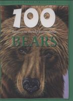 100_things_you_should_know_about_bears