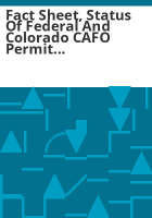 Fact_sheet__status_of_federal_and_Colorado_CAFO_permit_regulations_and_requirements