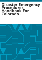 Disaster_emergency_procedures_handbook_for_Colorado_local_governments