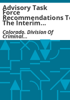 Advisory_Task_Force_recommendations_to_the_Interim_Committee_on_the_Study_of_the_Treatment_of_Persons_with_Mental_Illness_in_the_Criminal_Justice_System