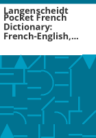 Langenscheidt_pocket_French_dictionary