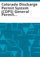 Colorado_discharge_permit_system__CDPS__general_permit_COR900000_for_stormwater_discharges_associated_with_non-extractive_industrial_activity