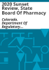 2020_sunset_review__State_Board_of_Pharmacy